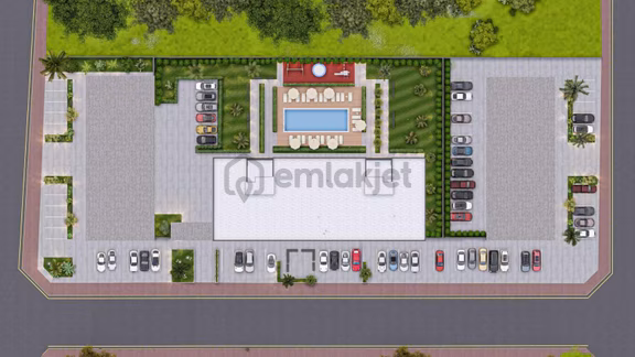 Loca 105 Full Eşyalı Premıum 1+1 | Havuzlu | Osblere 4 Km 2