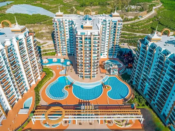 Azura Park 1+1 Eşyalı Daire - Geniş Sosyal Olanaklı Site 1