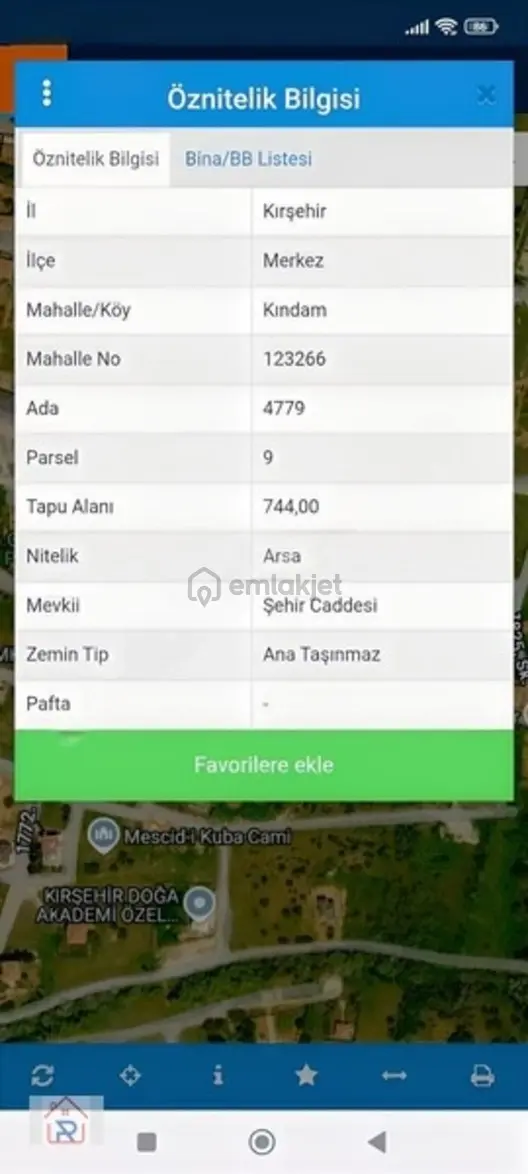Relax Tr Kırşehir Merkez Kındam Mahallesi Satılık Arsa 1