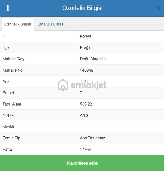 Başarı Emlak'tan Doğu Alağözlü M. İmarlı 535 M2 Arsa 2
