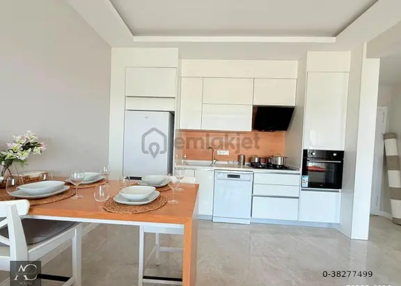 Aclass'dan Butik Bır Sıte Icerısınde Denız Manzaralı-havuz-otopark-bahçe-yeni Yapım 1+1 Lüx Daire 2
