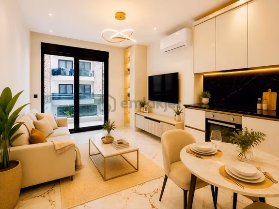 Alanya Oba Mah. Otel Konseptli Sitede 1+1 Fırsat Daire!! 1