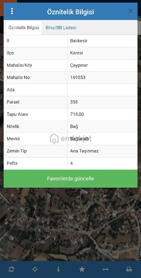 Sahibinden Kadastro Yolu Olan Köye Yakın Bağ Arazisi 2