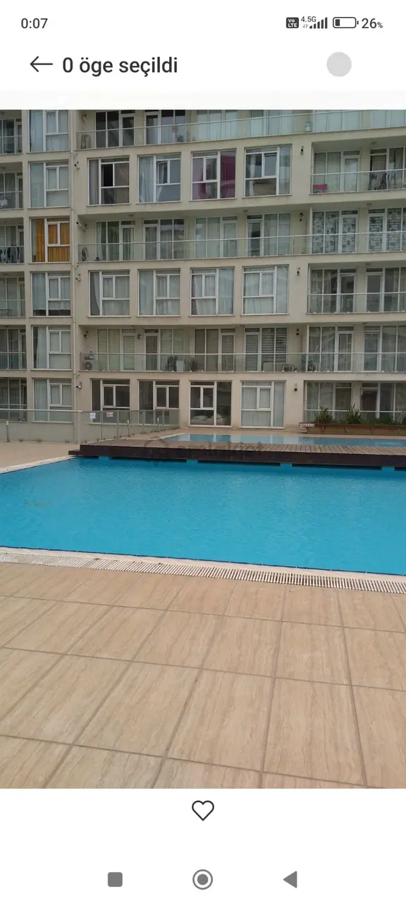 Tuzla Aydınlı'da Havuzlu Site İçerisinde Kiralık 1+1 Daire 1