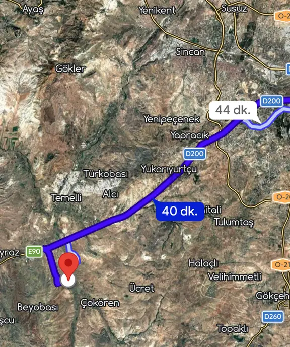 Sincan Temelli'de 20.090 M² Müstakil Tapulu Yatırımlık Tarla. Son Fiyat! 💥 (fırsat Teklifi) 2