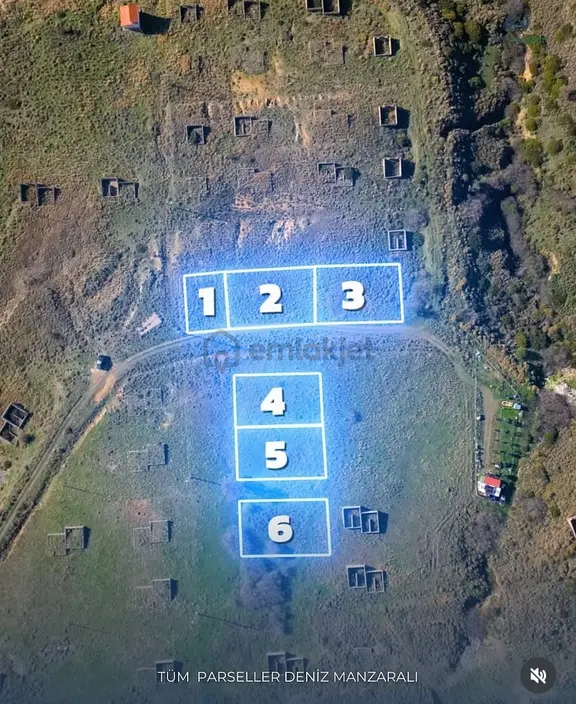 Karaburun Kücükbahcede Deniz Manzaralı Satılık 600 M2 Arsalar 2