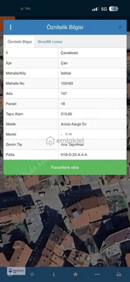 Remax Mid Çanakkale Çan İstiklal Mah. Merkez 215 M2 İmarlı Arsa 2