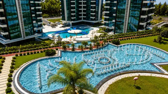 Alanya Avsallarda 5 Yıldızlı Otel Konseptli Satılık 1+1 Daire 2