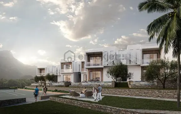 Kıbrıs, Girne'de Aqualına Resıdence 2+1 Satılık Bahçeli Daire 1