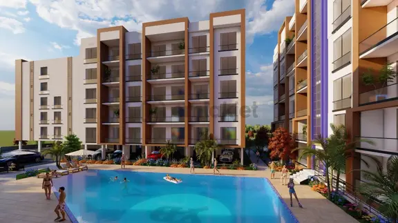 Kıbrıs, Gazimağusa'da Tashkent Cıty 5+1 Satılık Daire 2