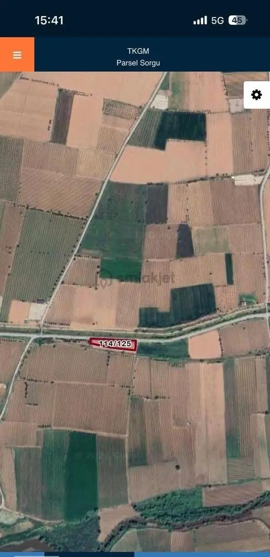 Manisa Turgutluda 2561m2 Elektrikli Arazi Acil Satılık 2