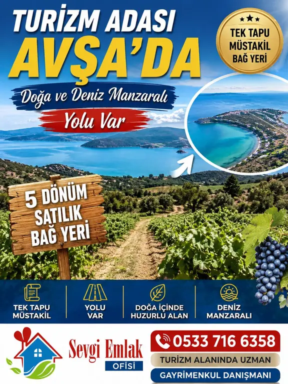 Sevgi Emlaktan Satılık Bağ Yeri Arsa 1