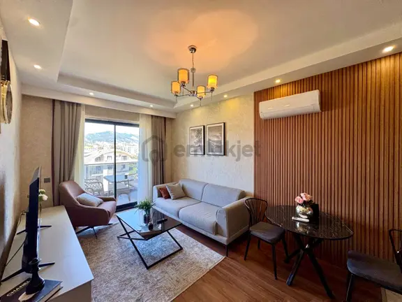 Alanya Payallar'da Yeni Resıdence'de Full Eşyalı 1+1 Daire 1