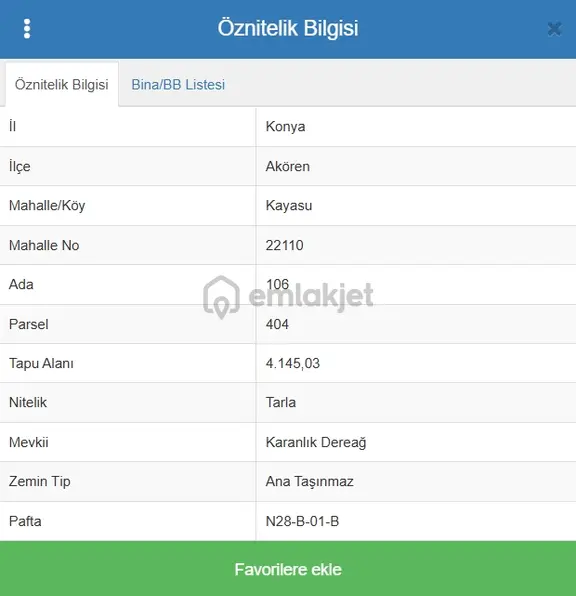 Akörende Satılık 4.145,03 M² Büyük Tarla | Yatırım Fırsatı 2