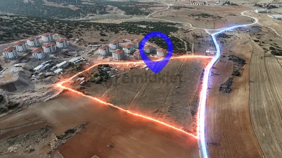 Korkuteli Uzunoluk Satılık Müstakil Arsa Toki Yanında 2 Kat İmar 2
