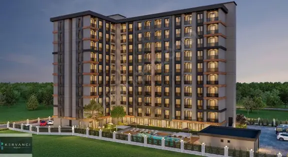 Kervancı İnşaat Kalitesi İle Emlak Bölgesinde 1+1 Yatırımlık Daire |havuz|hamam|sauna Lux Site 1
