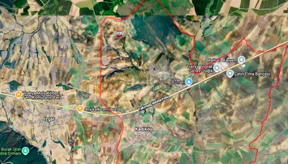 Malkara Kadıköyde Satılık 15 Dönüm Tarla 1