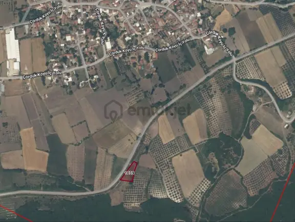 Öztarlacıdan Çördük Köye 300 Metre Uzakta 1082 M2 Satılık Arazi 1