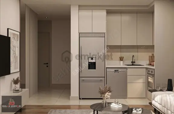 Altınova Düden Mah'de Havuzlu Sitede Satılık Lüks 1+1 Daire 2