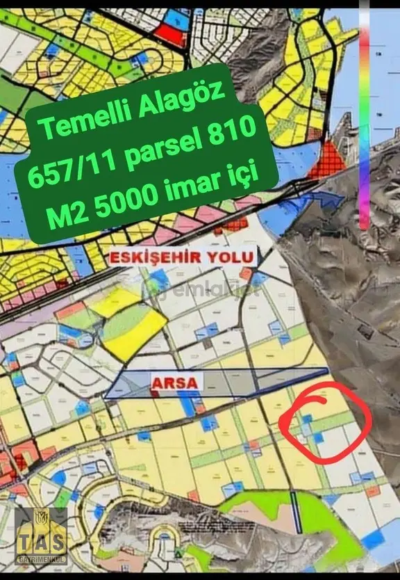 Sincan Alagöz 810 M2 5.000 Lık İmar İçinde Yatırım Fırsatı