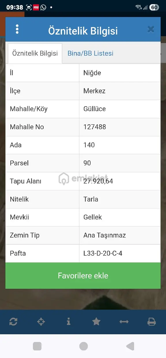 Güllüce De Satılık Yatırımlık Tarla 2