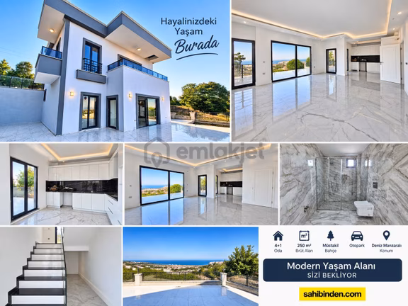 Yavuz Özkaran'dan Büyükoyumca Satılık Deniz Manzaralı Villa 2