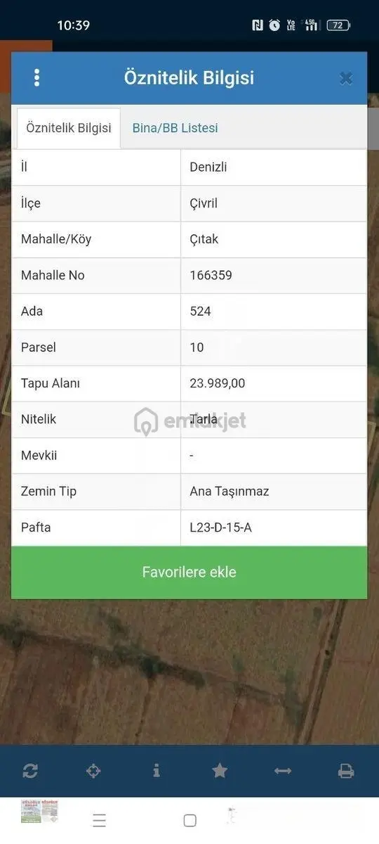 Çivril Çıtak Mah. 24000 Metrekare Verimli Satılık Sulak Tarla 2
