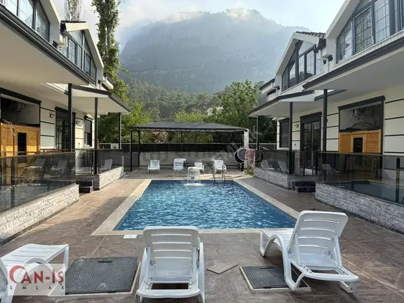 Kemer Göynük'te Kanyon Manzaralı, Eşyalı 4+1 Dubleks Villa Caniş 1