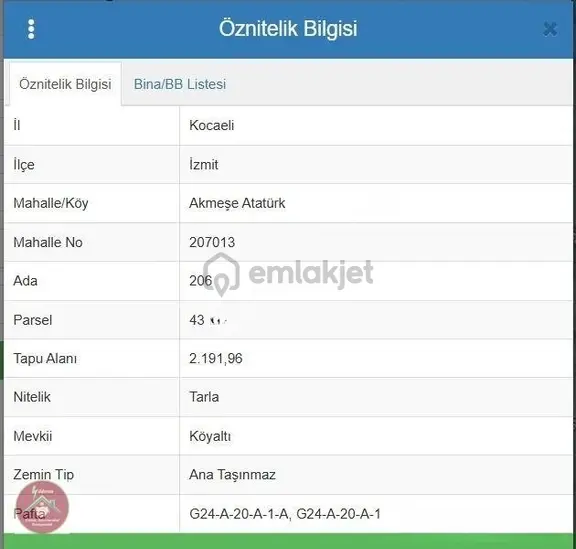Akmeşede 1096m2 İmarlı Arsa (yol Su Elektrik Doğalgaz Mevcut ) 2