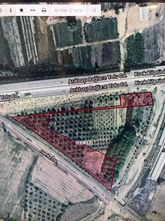 İzmir-ödemiş Asfaltında Yatırımlık Dev Fırsat: 3 Bitişik Parsel 2