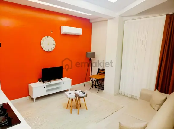 Bakırçay Mevki Lüx Eşyalı 1+1 Bahçeli Diare 1