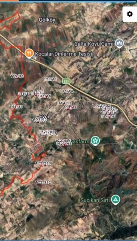 Ayaş Evci'de Yatırımlık Satılık Tarla