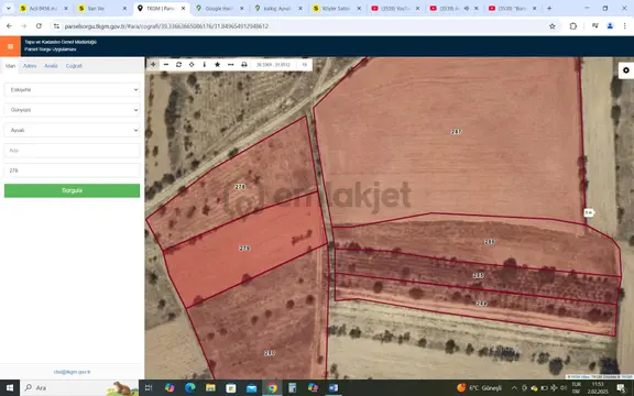 Köye Yakın Yol Kenarı Düz Tarla 2