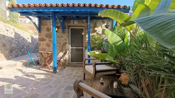 Bodrum Gürece Taştekkatlı Müstakil Sessizsakin Kuşcıvıltılı Terapigibi Eşyalı1+0 1