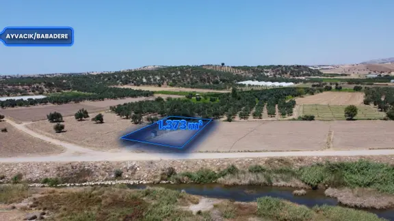 Ayvacık Babadere’de 1.373 M² Satılık Arazi 1