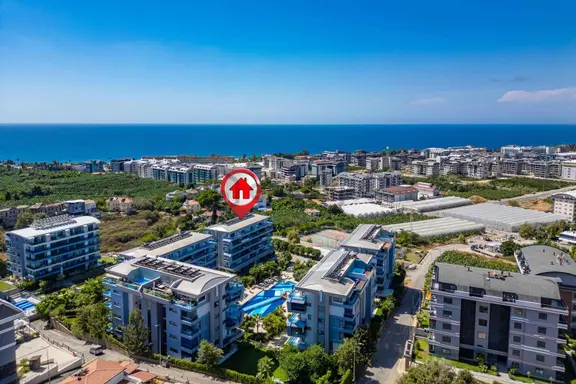 Kargıcak Eco Marine Residencete İkamete Uygun Eşyalı 1+1 Daire 1