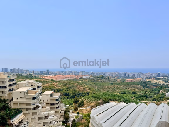 Alanya Mahmutlarda İkamete Uygun Full Deniz Manzaralı 3+1 Satılık Daire 2