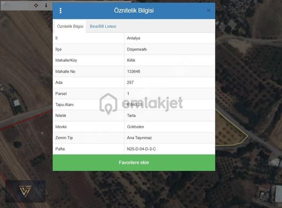 Döşemealtında Cadde Üzeri Harika Konumda Arazi |vega Invest| 2