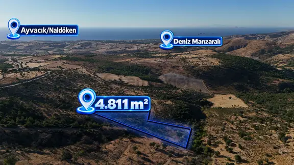 Ayvacık Naldöken’de 4.811 M² Satılık Arazi 2