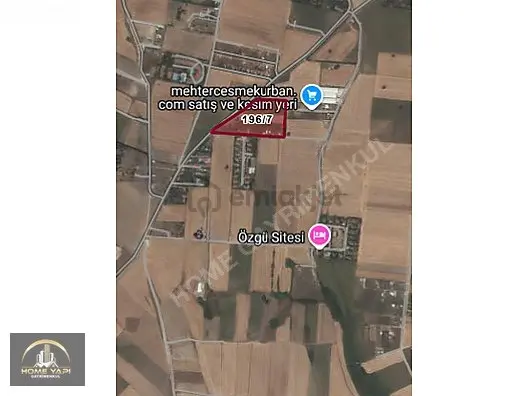 Home'dan Çatalca Çakıl'da Satılık 300m² Arsa (takaslı) 1