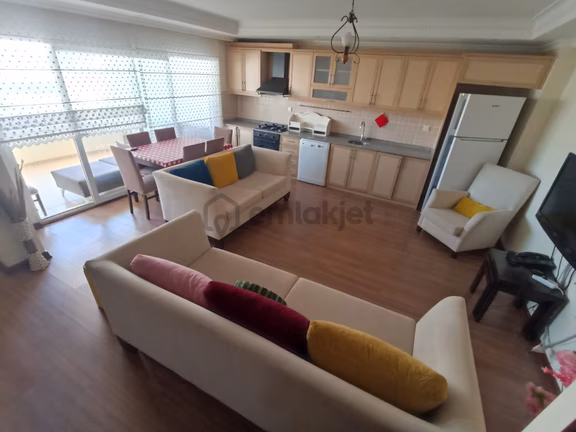 Alanya Cikcilli Kiralık Geniş Deniz Manzaralı Havuzlu Dubleks Daire 1