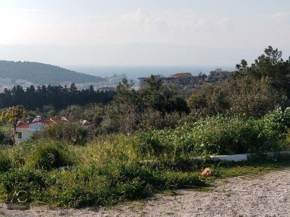 Aclass'dan İzmir Çeşme'de Full Manzaralı İmarlı 3850 M2-acil Satılık Yatırıma Cok Uygun Fırsat Arsa 2