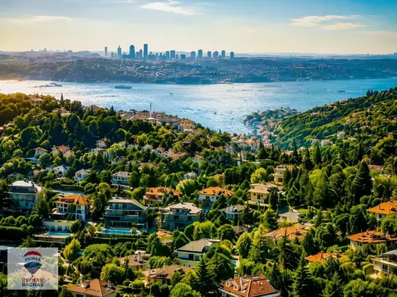 Acarkent'te Boğaz Manzaralı Geniş Bahçeli Asansörlü Br 7+2