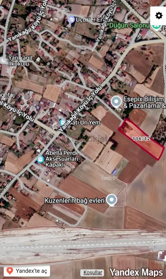 Kapaklı Yanıkağıl Mah. 401 M² Yerimiz Köy İçinde İmar Kapsamında 2