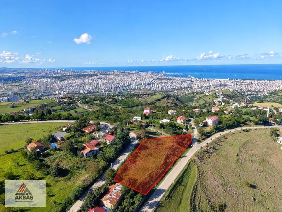 Akbaşdan Canik Sarıbıyıkta Deniz Manzaralı 2.435 M² Arsa! 1