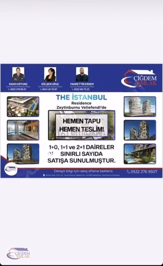 The İstanbul Residence Projesinde Satılık Residence Daireler 2