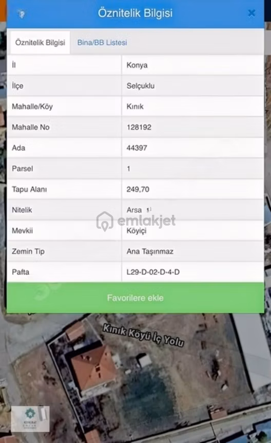 Keykubat'tan Kınık'da 250 M2 Satılık Arsa 2