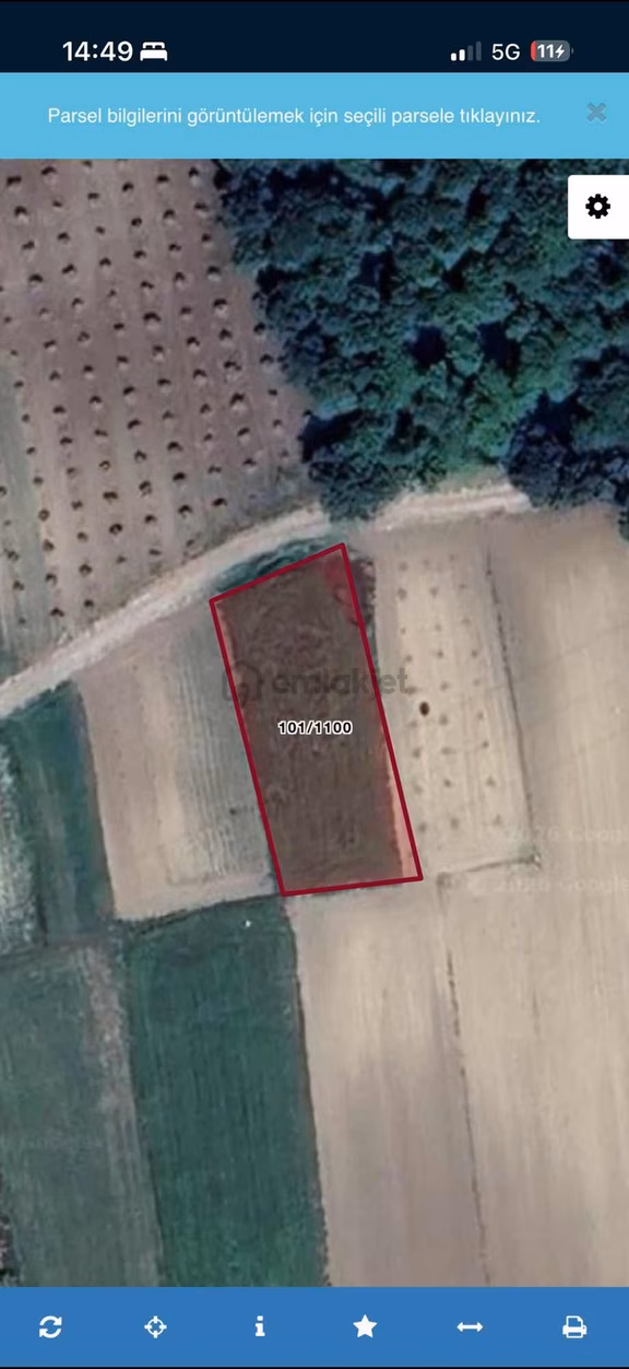 Kaynarca Topçu Mh. 856 M2 Resmi Yola Ceheli Tarla 1