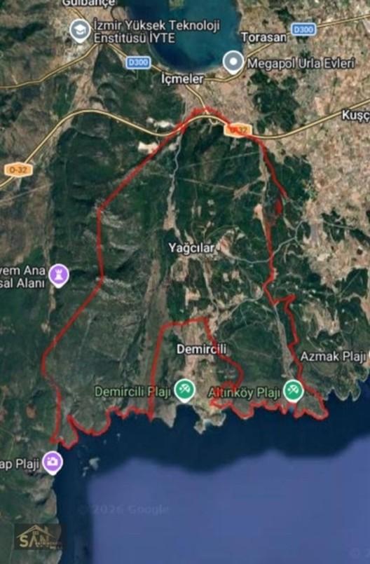 Urla Altınköy Plajında Satılık Arsa