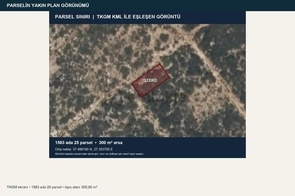 Didim Akyeniköy Bozseki'de Satılık 300 M² Villa İmarı Arsa 1